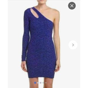NWT BCBGeneration One Shoulder Periblue Bodycon Dress XTS6S100 -  XS/ S
